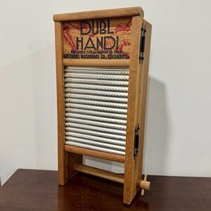 VTG Dubl Handi Washboard Wall Cabinet Medicine Cupboard Towel Bar Columbus Ohio